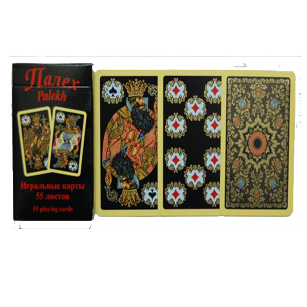 Карты игральные Black Palekh, 55 листов