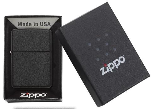 Зажигалка ZIPPO Classic с покрытием Black Crackle™ 236