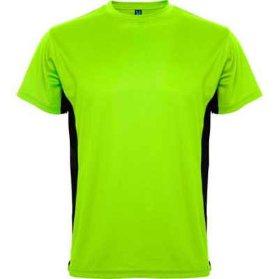 Спортивная футболка TOKYO мужская, ЛАЙМОВЫЙ/ЧЕРНЫЙ L
