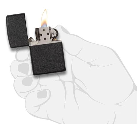 Зажигалка ZIPPO Classic с покрытием Black Crackle™ 236