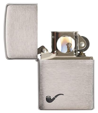 Зажигалка Zippo Pipe Lighter / Brushed Chrome