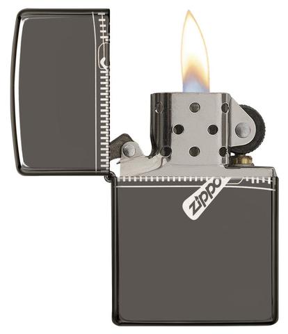 Зажигалка ZIPPO Puller с покрытием Black Ice ® 21088