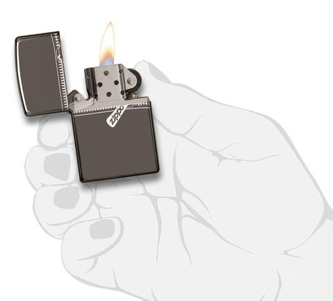 Зажигалка ZIPPO Puller с покрытием Black Ice ® 21088
