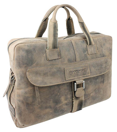Портфель на молнии WENGER "STONEHIDE" W16-07
