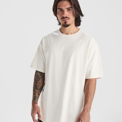 Футболка оверсайз BULL, БЕЛЫЙ XS