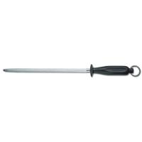 Мусат Victorinox стальной, круглое сечение, 27 см, черный