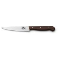 Нож Victorinox разделочный, лезвие 12 см волнистое, дерево