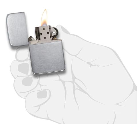 Зажигалка Zippo Replica Brushed Chrome