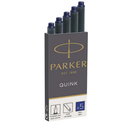Картридж с чернилами для перьевой ручки Parker: синие