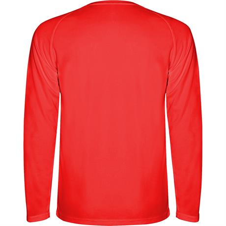 Спортивная футболка MONTECARLO L/S мужская, КРАСНЫЙ S