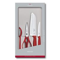 Набор Victorinox кухонный, 4 предмета, красный (подарочная упаковка)
