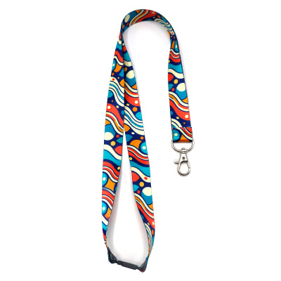 Ланъярд полноцветный Флип с карабином и замком безопасности, 20 мм