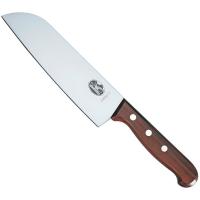 Нож VICTORINOX Santoku, лезвие 17 см, дерево