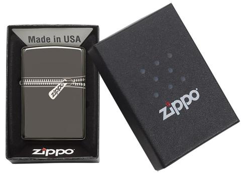 Зажигалка ZIPPO Puller с покрытием Black Ice ® 21088