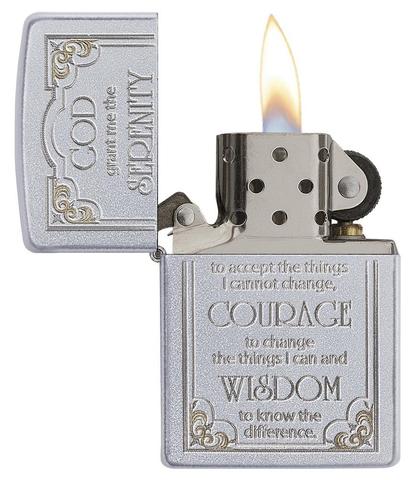 Зажигалка ZIPPO Classic с покрытием Satin Chrome™ 28458
