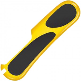 Задняя накладка для ножей VICTORINOX 85 мм, пластиковая, жёлто-чёрная