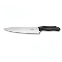 Нож Victorinox разделочный, лезвие 22 см, черный (подарочная упаковка)
