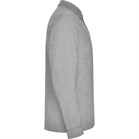 Футболка поло ESTRELLA L/S мужская, ПЁСТРЫЙ СЕРЫЙ S