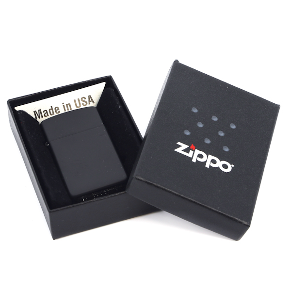 Зажигалка Zippo Slim / Black Matte