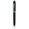 Ручка роллер Cross TOWNSEND-BLACK LACQUER RHODIUM PLATED