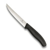 Нож Victorinox для стейков и пиццы, 12 см волнистое, черный