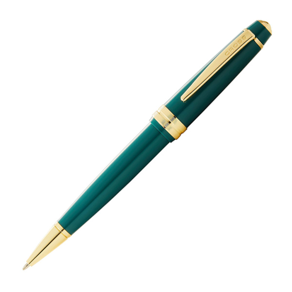 Шариковая ручка Cross Bailey - Light Polished Green Resin and Gold Tone