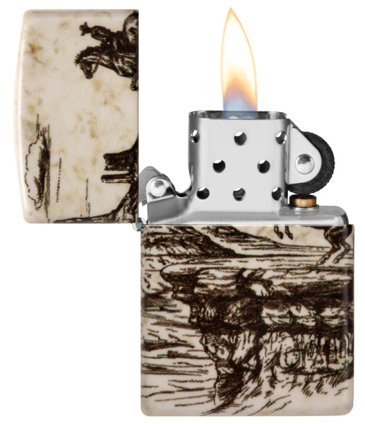 Зажигалка ZIPPO Western Design с покрытием 540 Matte 48518