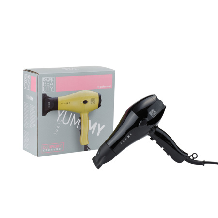 Фен DEWAL BEAUTY YumMy Black HD1000-Black