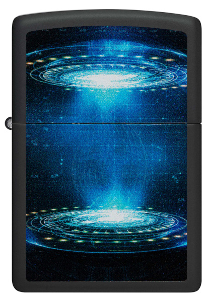 Зажигалка ZIPPO UFO Flame с покрытием Black Light 48514