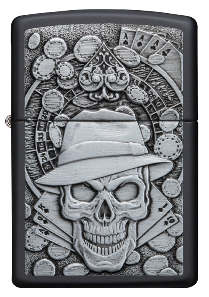 Зажигалка ZIPPO Classic с покрытием Black Matte 49183