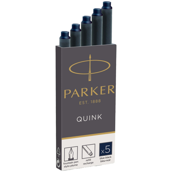 Картриджи чернильные Parker "Cartridge Quink" темно-синие