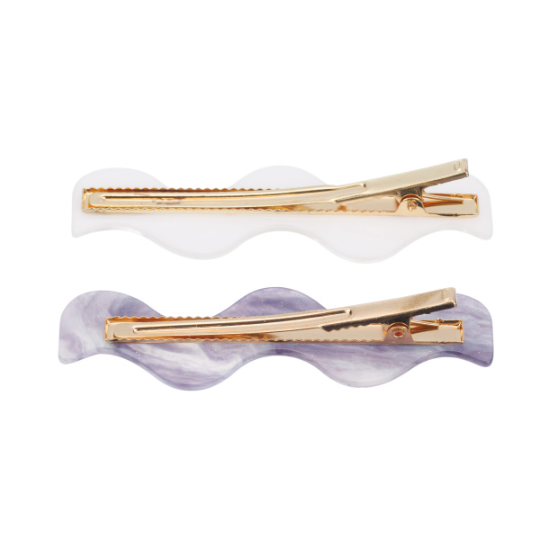 Заколка для волос Dewal Beauty 2 шт/ уп. 3008BD