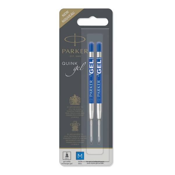 Стержень синий Parker Quink Gel Pen Refill Z05, 2 шт.