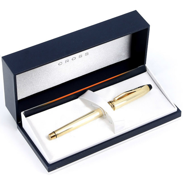 Ручка роллер Cross TOWNSEND-10 KARAT ROLLED GOLD