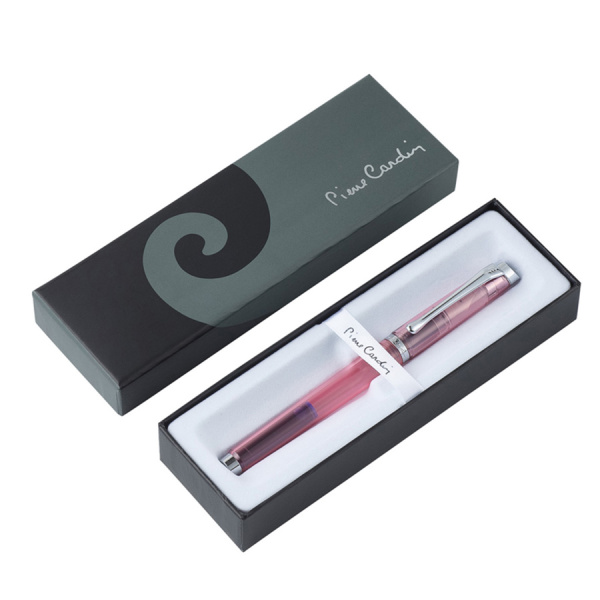 Перьевая ручка Pierre Cardin I-share - Coral/Transparent
