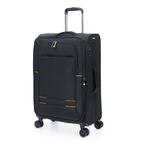 Чемодан TORBER Brosno T1901M-Black