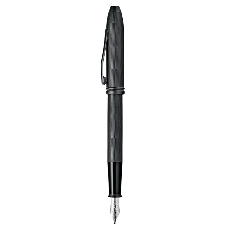Перьевая ручка Cross Townsend - Black Micro Knurl, F