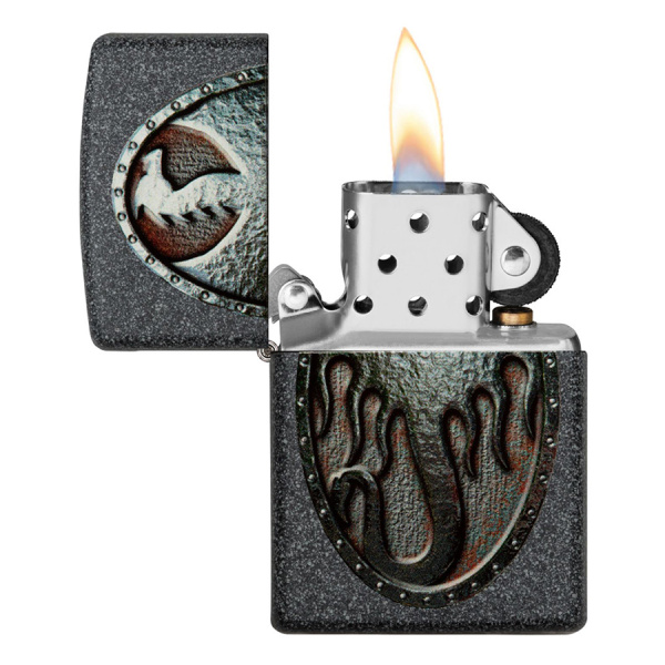 Зажигалка Zippo Metal Dragon Shield Design