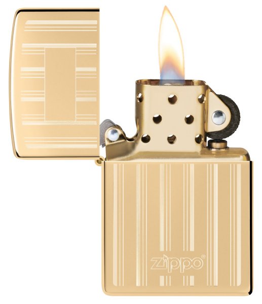 Зажигалка ZIPPO Classic с покрытием High Polish Brass 46011