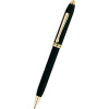 Ручка шариковая Cross TOWNSEND-BLACK LACQUER GOLD PLATED