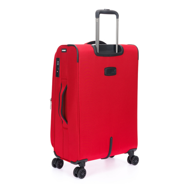 Чемодан TORBER Brosno T1901M-Red
