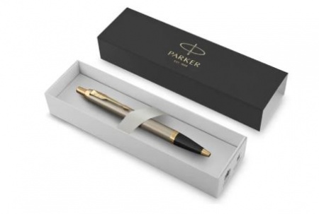 Ручка шариковая Parker IM Core Brushed Metal GT