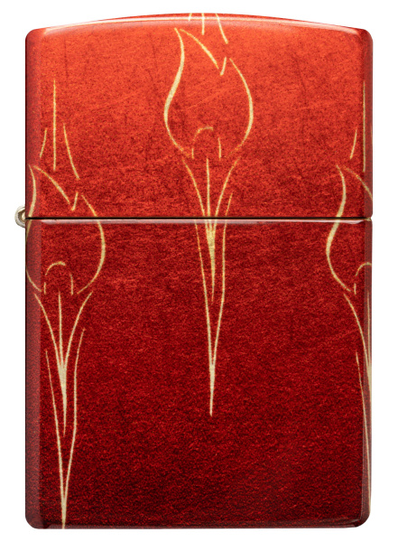 Зажигалка ZIPPO Ombre Flames с покрытием 540 Tumbled Brass 48510