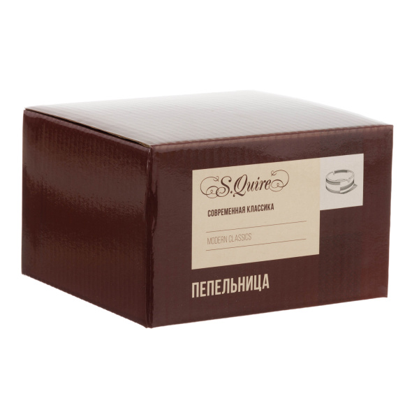 Пепельница S.Quire шестиугольная 848F-Black