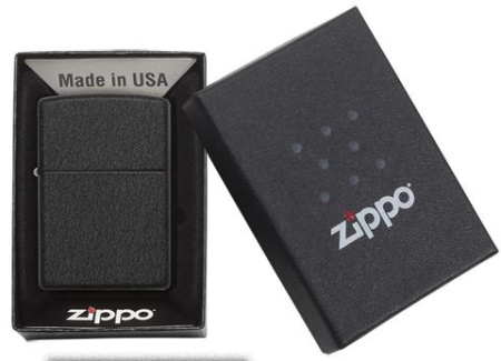 Зажигалка ZIPPO Classic с покрытием Black Crackle™ 236