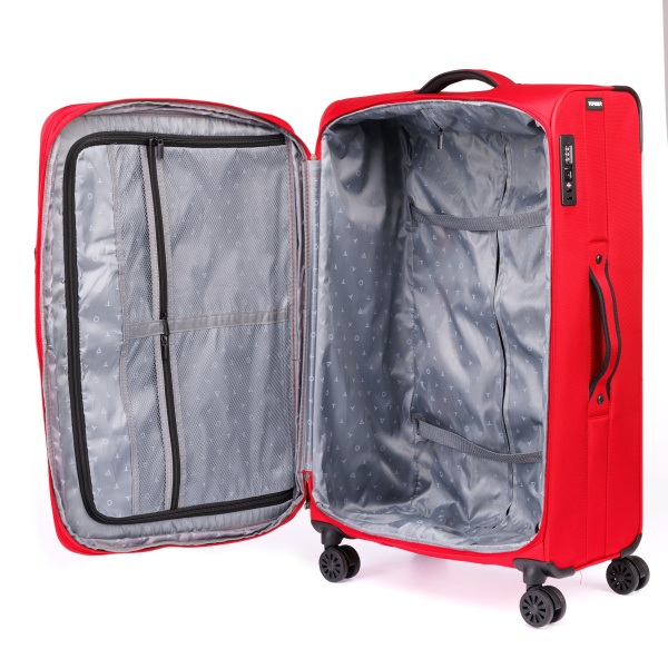 Чемодан TORBER Brosno T1901L-Red
