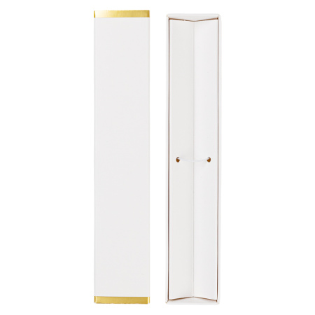 Коробка для ручки Cradle, белая с золотом