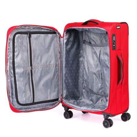 Чемодан TORBER Brosno T1901M-Red