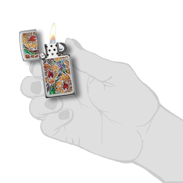 Зажигалка Zippo с покрытием High Polish Chrome