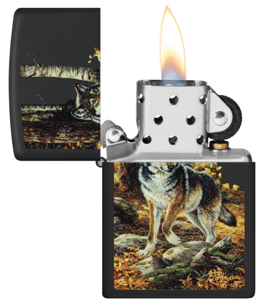 Зажигалка ZIPPO Linda Picken с покрытием Black Matte 48970